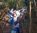 Alunos da Apae visitam Casa do Bosque na avenida Vale do Sol, em Votuporanga