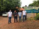 Superintendente da Saev visita obra de desassoreamento de represa em Fernandópolis