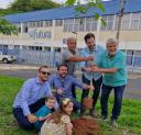 Saev Ambiental e alunos do curso de Gestão de Recursos Humanos da Futura plantam ipês no bairro Vale do Sol